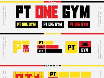 Gym Brand Guidelines branding graphic design guidelines