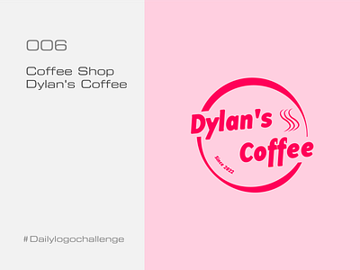 Dylan's Coffee Shop logo D6 branding logo neon signs vector