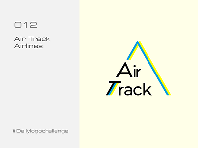 Airtrack Airlines Logo D12 abstract airlines app branding design flight graphic design icon illustration logo social media tracking ukraine vector