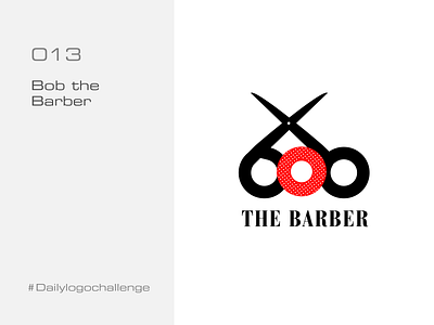 Bob The Barber Logo D13 abstract art barber barbershop bob branding dailylogochallenge design graphic design illustration logo scissors social media vector