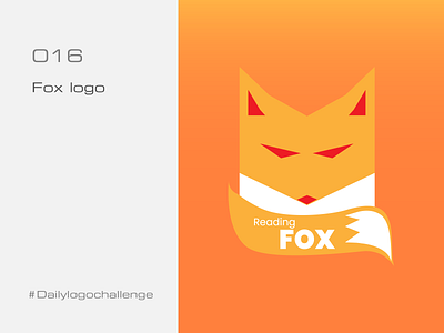 Fox Logo D16 animal branding fox illustration logo orange social media vector