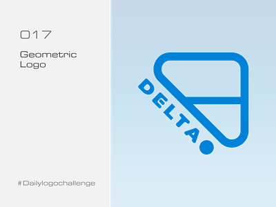 Delta Geometric Shape D17 basic brand branding challenge dailylogochallenge delta graphic design illustration logo simple social media triangle vector