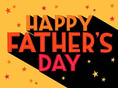 Happy Father's Day card design design fathers day fathers day card greetings card hand drawn hand lettering handmade illustration illustrator thortful