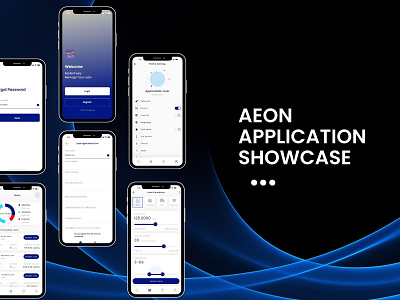 Aeon Application Showcase branding motion graphics ui