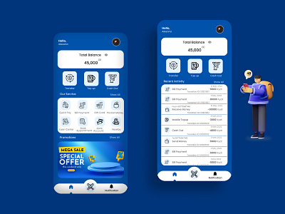 Mobile Wallet UI Concept