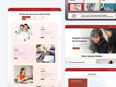 Socrate Connect Education Website animation branding graphic design logo ui