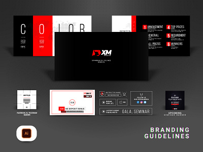 Branding Guideline branding design illustration ui ux