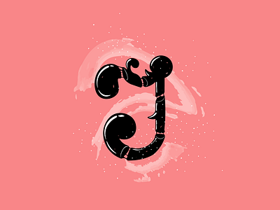 Letter J 36daysoftype design illustration vector