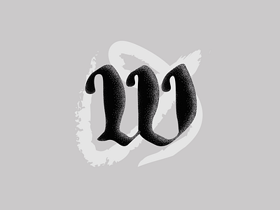 Letter W 36daysoftype 36daysoftype08 design illustration lettering vector