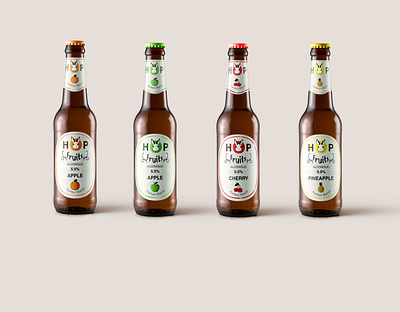Hop fruit beer beer branding design illustration product design