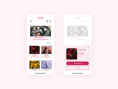 Flower Shop Ui design