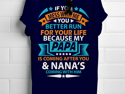 creative trendy viral Papa tshirt designs