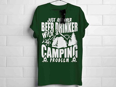 Typogrphy Motivational & viralstyle Camping tshirt designs