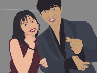 K-Drama... Tempted design illustration vectorart