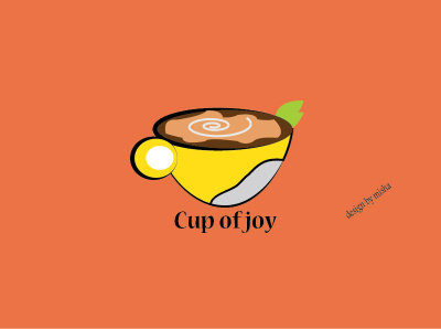 logo for coffee shop app art branding design flat icon logo vectorart web website