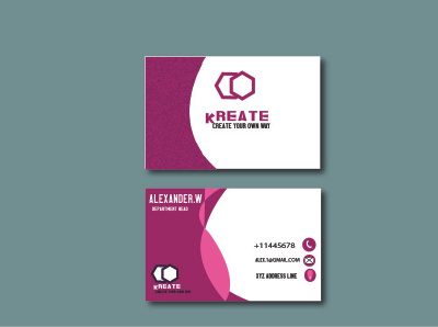 Visiting Card 01 adobe adobe illustrator adobe photoshop adobexd art branding design icon illustration minimal ui visiting card design visitingcard web