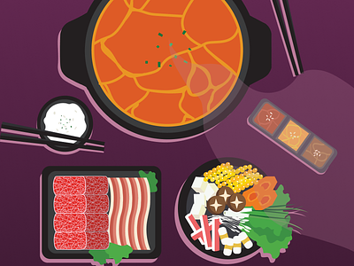 The Sushi Place bento food illustrator illustration oriental sushi