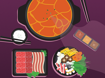 The Sushi Place bento food illustrator illustration oriental sushi