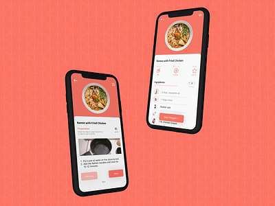 Recipe App app branding design food food app icon minimal recipe app typography ui ux