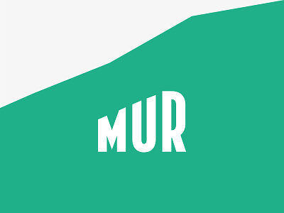 MUR branding branding and identity design graphic logo minimal typography