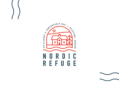 Nordic refuge branding branding and identity graphic logo minimal typography