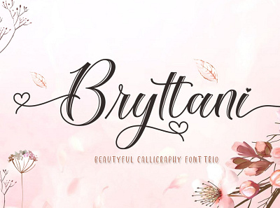 Bryttani Font Trio branding graphic design logo