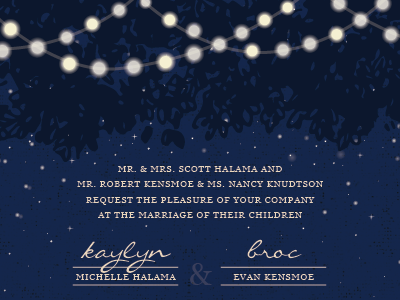 Kaylyn + Broc's Invitation Closeup chalkboard design invitations layout typography wedding wedding stationery