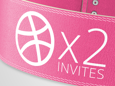 x2 Dribbble Invites dribbble invites invite invites