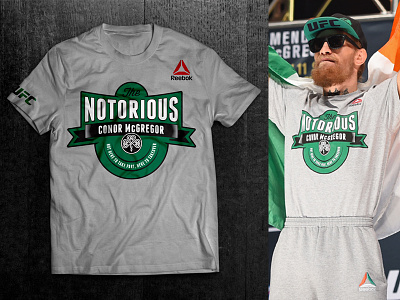 Conor McGregor Branded Tee and new champion conor mcgregor notorious reebok ufc whiskey