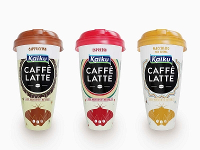 Kaiku Talent Hunters Candidature art design brands coffee cup competition design illustration package design packaging