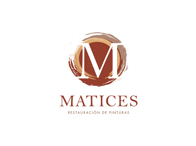 Matices | Logo art branding cuba design graphic design identity image logo logotype painter restauracion