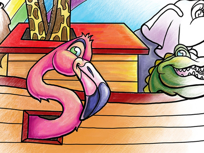 Free Coloring Page: Noah's Ark