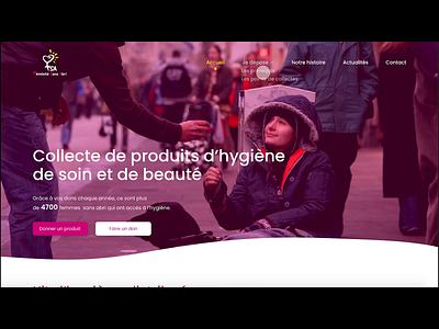 Féminité Sans Abri association homeless ui ux women