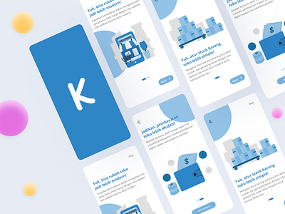 Splash Screen KokaPos app app design application design illustration technology ui design uidesign uiux