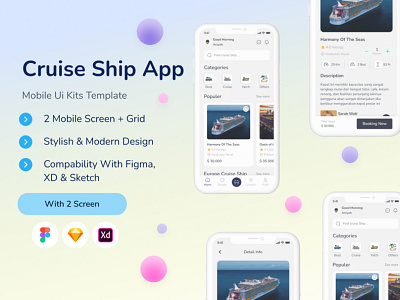 Cruise Ship App app design application blue cruise appp illustration motion graphics ui ui design uidesign