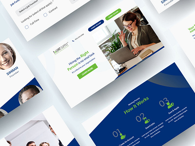 Search Portal PSD Template