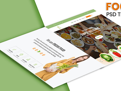 Food PSD Template