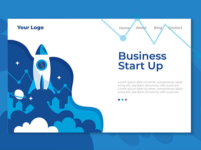 startup Business landing page