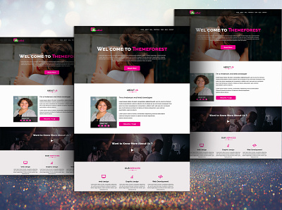 Personal Website Template business clean contact form corporate cv html5 light minimalist modern personal personal profile portfolio resume vcard