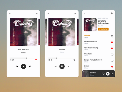 Music App mobile mobile app music music album music app music player musicapp playlist