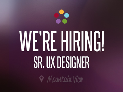 UX Designer blur bokeh hiring mountain ooyala pin purple ui designer ux designer video view