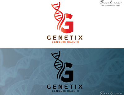 DNA logo design I G letter logo branding design illustration illustrator logo minimal vector