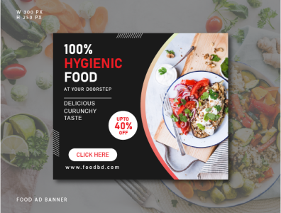 food ad banner