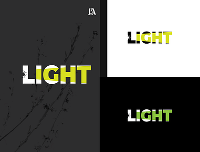 LIGHT logo design I minimalistic logo design branding design illustration illustrator logo minimal vector