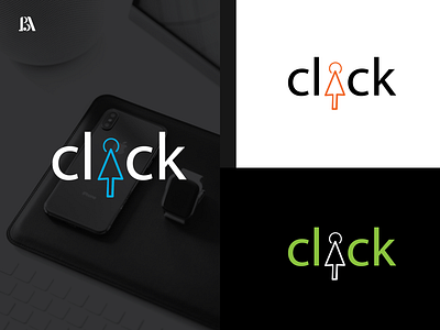 clickk logo design