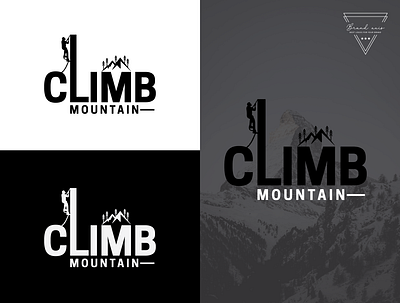 CLIMB logo design branding design illustration illustrator logo minimal vector