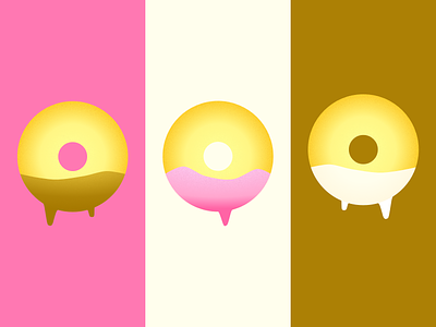 The Three Doughnuts art design illustration