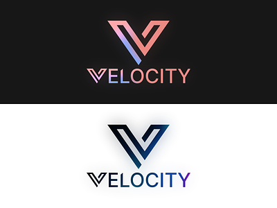 Velocity Rebrand branding branding and identity design icon logo mesh gradient vector
