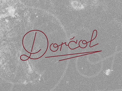 Dorcol custom monoline script
