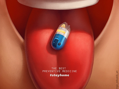 THe best preventive medicine - Corona-Illustration series